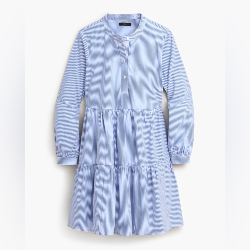 JCrew Striped Cotton Dress